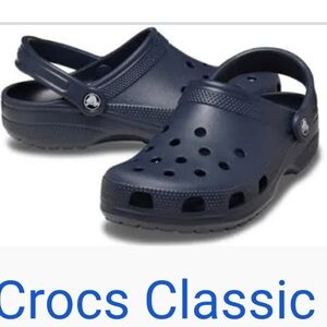 Men's CROCS Classic Dark Blue Clogs Size 13